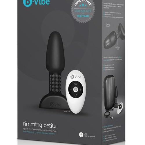 b-Vibe Rimming Plug - Slightly Legal Toys - b-Vibe Rimming Plug Butt Plugs - Vibrating, Rechargeable Cotr INC