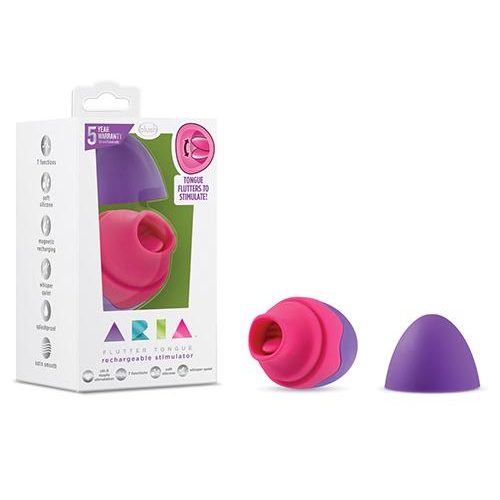 Aria Flutter Tongue - Slightly Legal Toys - Aria Flutter Tongue abs_plastic, Kits, licker, PR - Purple, silicone Blush Novelties