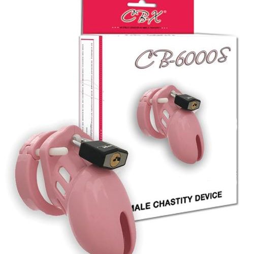 CB-6000S 2.5" Cock Cage & Lock Set - Slightly Legal Toys - CB-6000S 2.5" Cock Cage & Lock Set Cock Cages, Pink A.L. Enterprises INC