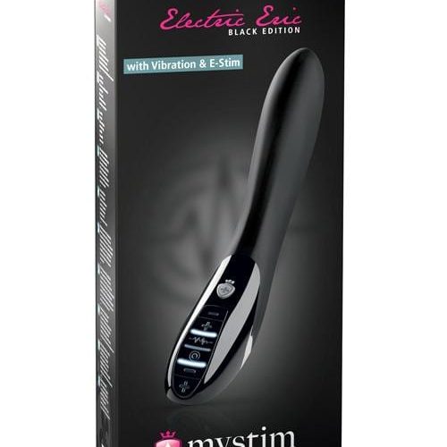 Mystim Electric Eric w/Vibration & E-Stim - Black Edition - Slightly Legal Toys - Mystim Electric Eric w/Vibration & E-Stim - Black Edition Electro Stim, silicone Mystim Gmbh