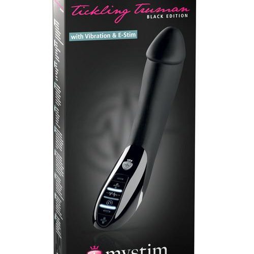 Mystim Tickling Truman w/Vibration & E-Stim - Black Edition - Slightly Legal Toys - Mystim Tickling Truman w/Vibration & E-Stim - Black Edition Electro Stim, silicone Mystim Gmbh