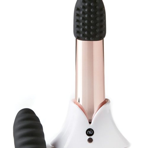 Sensuelle Point Plus Rechargeable Bullet-Stimulators-Novel Creations Usa INC-Rose Gold & Black-Slightly Legal Toys