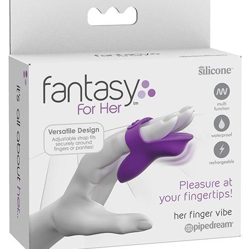 Fantasy For Her, Her Finger Vibe - Purple-Stimulators-Pipedream Products-Slightly Legal Toys