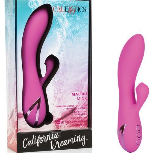 California Dreaming Malibu Minx - Slightly Legal Toys - California Dreaming Malibu Minx abs_plastic, Miscellaneous, motor bunny, Pressure Waves, silicone, sucking rabbit California Exotic Novelties