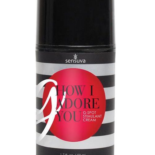 Sensuva G How I Adore You - 1.7 Oz - Slightly Legal Toys - Sensuva G How I Adore You - 1.7 Oz Bottle, Stimulus & Arousal Sensuva Valencia Naturals