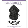 Sincerely Lace Fur Lined Handcuffs-Bondage Blindfolds & Restraints-Sportsheets International-Slightly Legal Toys