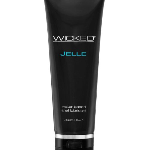 Wicked Sensual Care Jelle Waterbased Anal Lubricant - Fragrance Free-Lubricants-Wicked Sensual Care-8 Oz.-Slightly Legal Toys