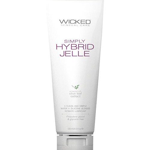 Wicked Sensual Care Simply Hybrid Jelle Lubricant - 4 Oz - Slightly Legal Toys - Wicked Sensual Care Simply Hybrid Jelle Lubricant - 4 Oz Gels, Tube Wicked Sensual Care