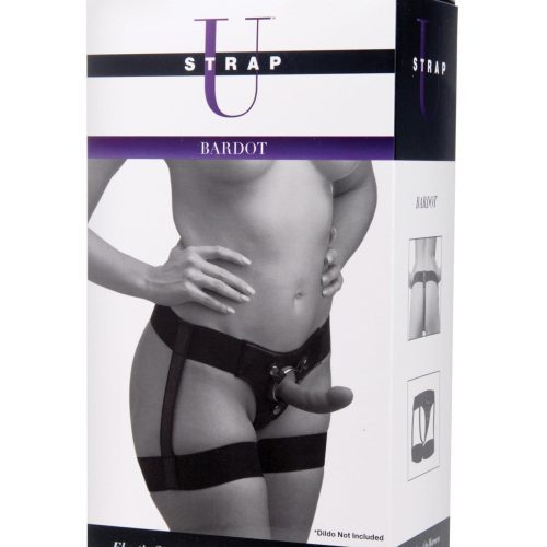 Strap U Bardot Elastic Strap-on Harness W-thigh Cuffs-Strap Ons-Xr LLC-Slightly Legal Toys