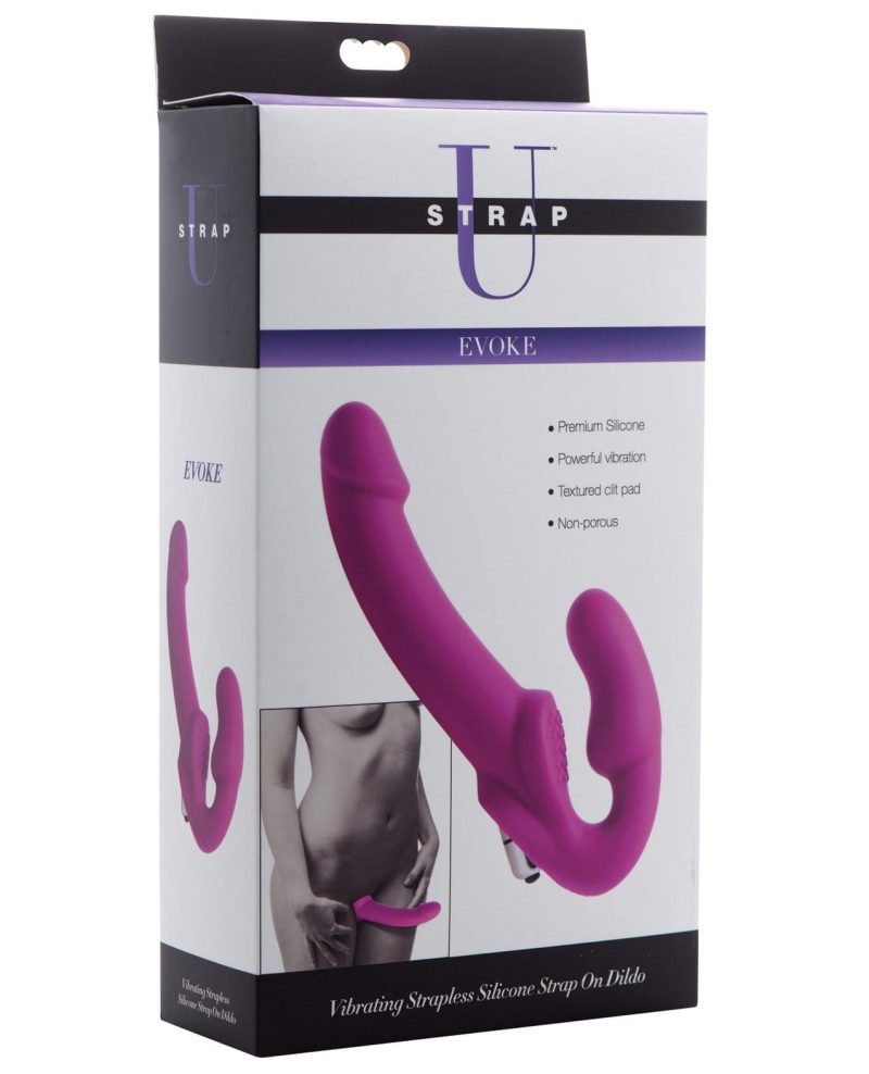 Strap U Vibrating Strapless Silicone Strap On Dildo-Strap Ons-Xr LLC-Slightly Legal Toys