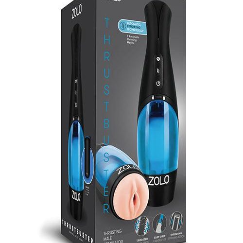 Zolo Thrust Buster - Thrusting Male Stimulator W-erotic Audio - Slightly Legal Toys - Zolo Thrust Buster - Thrusting Male Stimulator W-erotic Audio Box, IV - Ivory, Pussy Shaped Masturbators - Vibrating Xgen