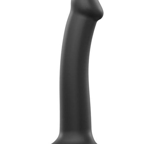 Strap-On-Me Silicone Bendable Dildo-Strap Ons-Dorcel-Medium-Black-Slightly Legal Toys