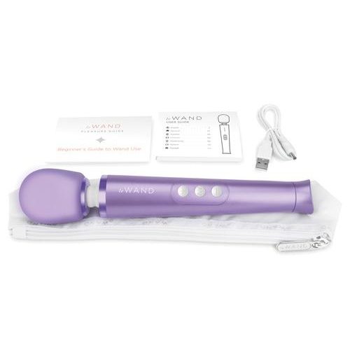 Le Wand Petite Rechargeable Vibrating Massager-Massage Products-Cotr INC-Violet-Slightly Legal Toys