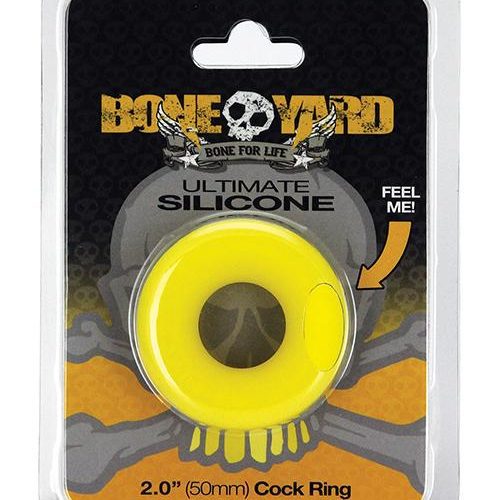 Boneyard Ultimate Silicone Cock Ring - Slightly Legal Toys - Boneyard Ultimate Silicone Cock Ring BK - Black, Cockrings & Lassos, silicone Rascal Video LLC